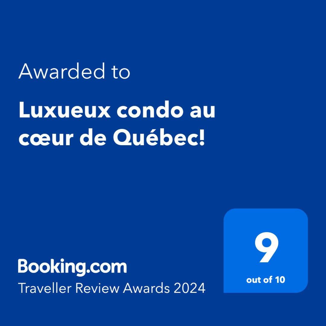 Luxueux Condo Au Coeur De Quebec! Buitenkant foto